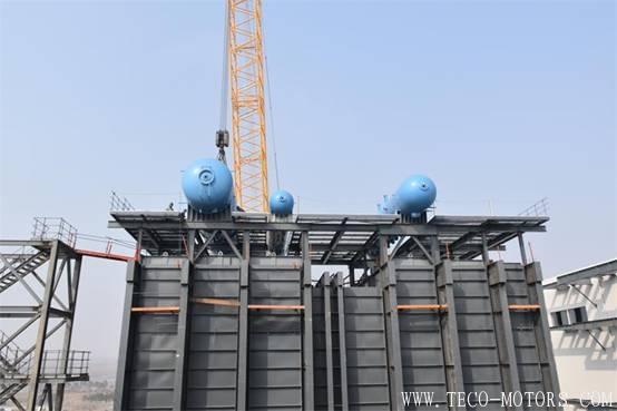 【電廠】洛陽萬眾項目部2號余熱鍋爐高、中、低壓汽包順利吊裝完成 - TECO東元電機 | 變頻器·伺服電機·減速機·電機解決方案