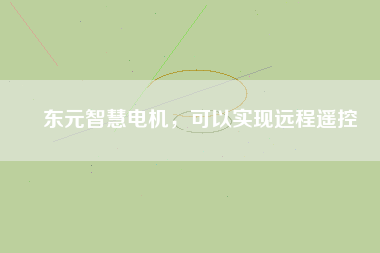 東元智慧電機(jī)，可以實(shí)現(xiàn)遠(yuǎn)程遙控